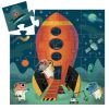 Irány a világűr - Formadobozos puzzle 16 db - Spaceship - DJ07271