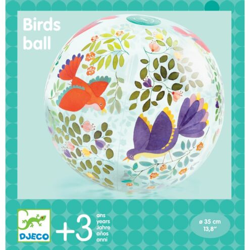 Madárkás textilhuzat lufira - Utazó labda - Birds ball - DJ00171