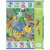 A dzsungelben 1-10-ig - Megfigyelő puzzle - 1 to 10 Jungle - 54 pcs - DJ07148