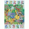 A dzsungelben 1-10-ig - Megfigyelő puzzle - 1 to 10 Jungle - 54 pcs - DJ07148