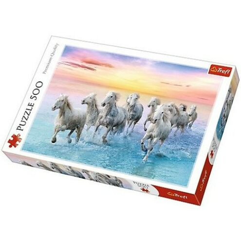 Galoppozó fehér lovak 500db-os puzzle - Trefl puzzle