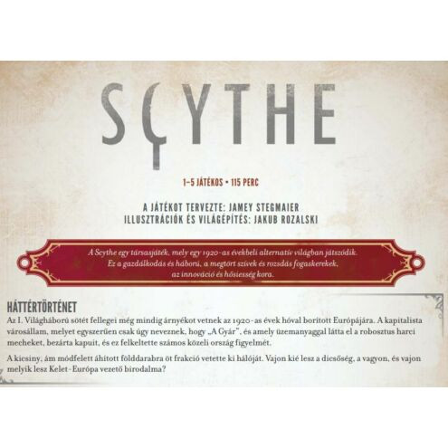 Scythe promó kártyacsomag 5.