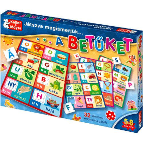Játszva megismerjük a betűket társasjáték