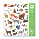 Erdei állatvilág - Matrica gyűjtemény 160 db - Fauna - DJ09285