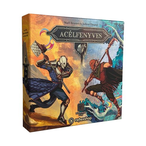 Acélfenyves társasjáték és promókártya