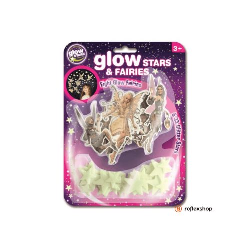 Glow csillagok és tündérek foszforeszkáló matricaszett
