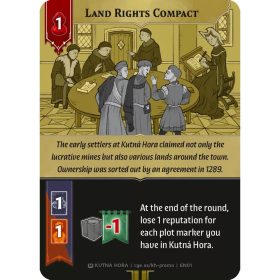 Kutná Hora promókártya, angol nyelvű