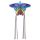 Kites Ready 2 Fly - Mini Nylon pop-up Kite - BLUE BUTTERFLY szélsárkány