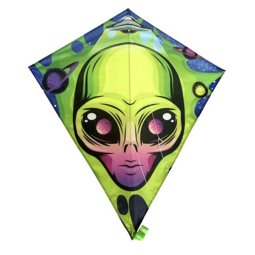 Óriás pop-up szélsárkány (90 cm) - űrlény