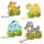 Quercetti: Montessori fűzős játék állatok 4 db-os szett