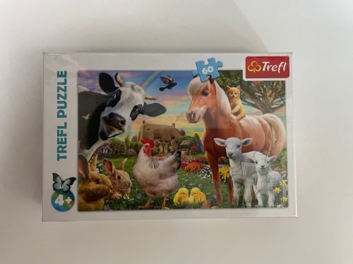 Egy vidám farm puzzle 60 db-os – Trefl