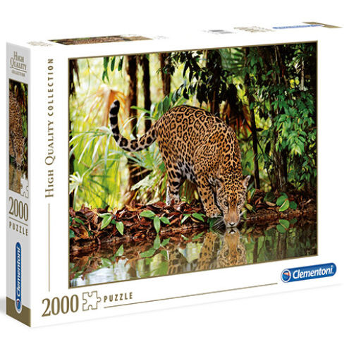 Leopárd HQC 2000 db-os panoráma puzzle – Clementoni