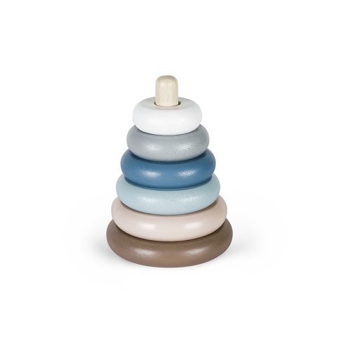 Montessori torony - Kék - Építőjáték - Lule Toys
