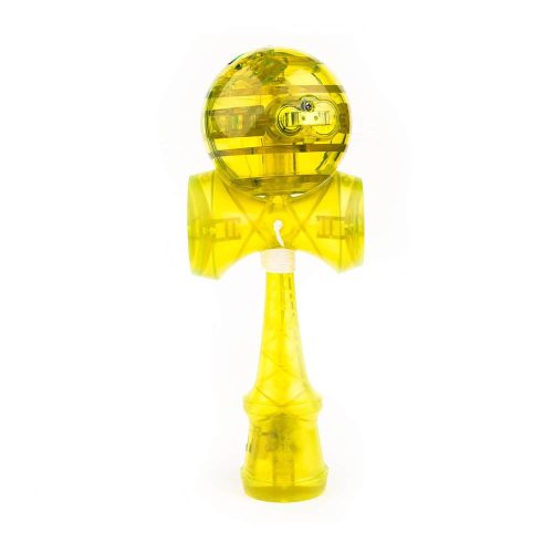 YoYoFactory Catchy LED Kendama, sárga átlátszó