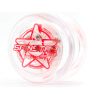 YoYoFactory Spinstar LED áttetsző/piros yo-yo