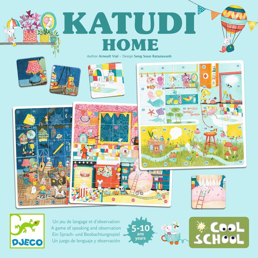 Katudi Home - Társasjáték - Katudi Home Djeco - DJ08584