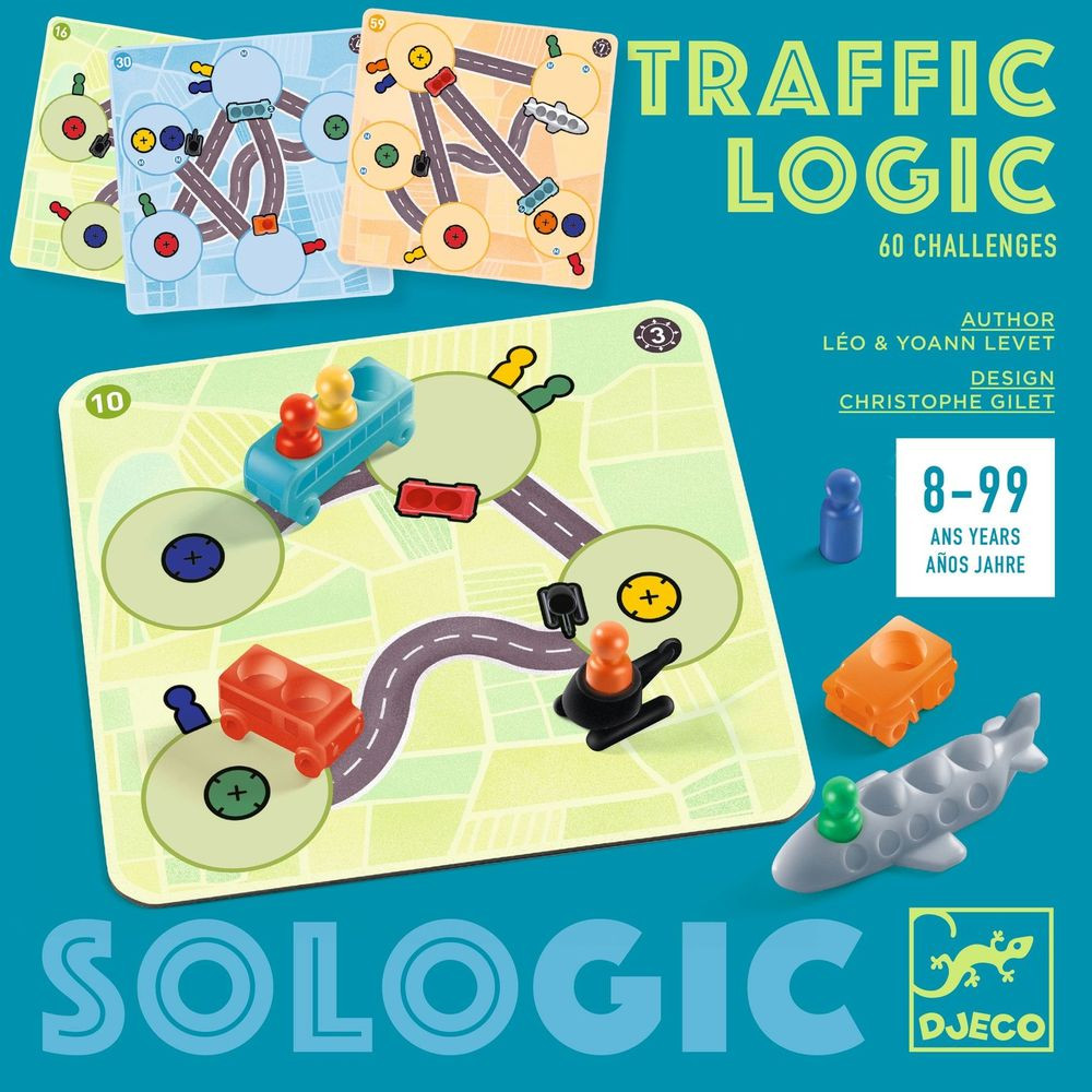 Traffic Logic - Logika játék - Traffic Logic Djeco - DJ08585