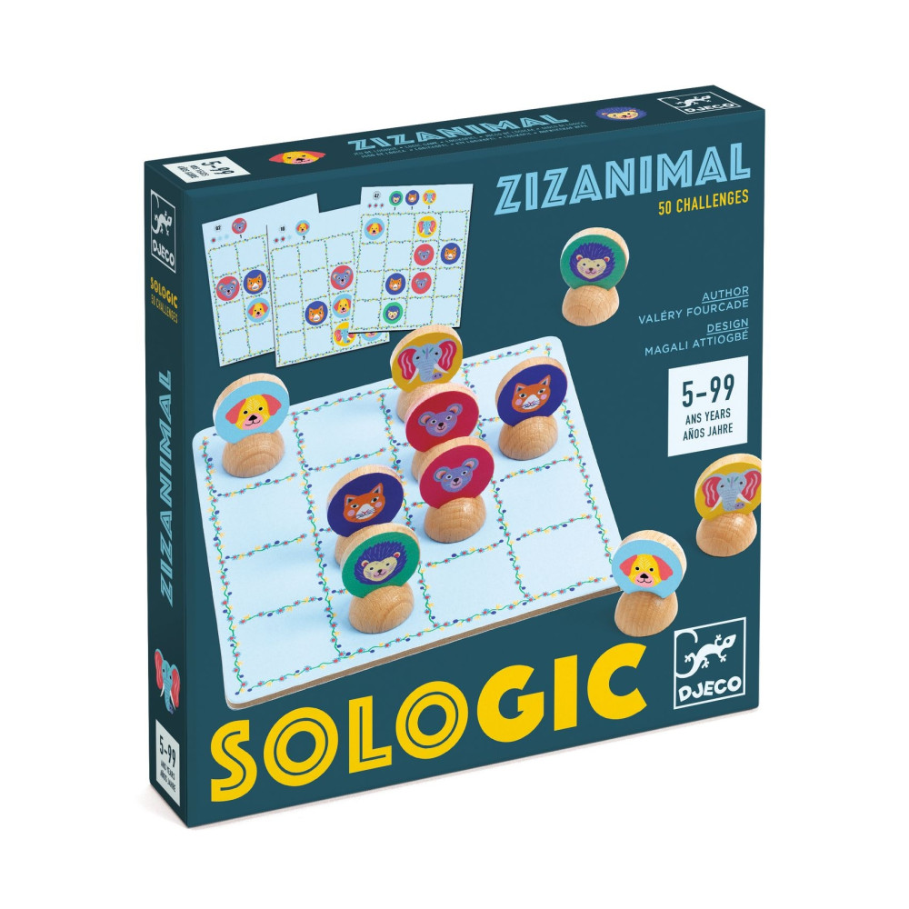 Zizanimal - Egyszemélyes logikai játék - Zizanimal - DJ08592