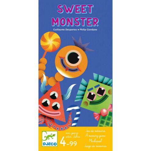 Szörnyecskék - Memória játék - Sweet monster - DJ08545